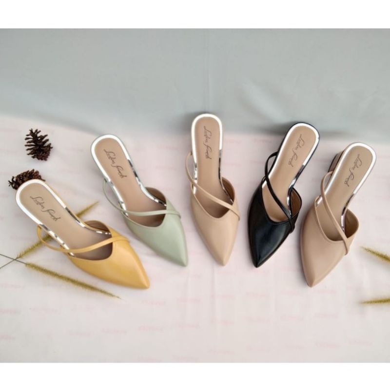 Magdiel - Heels tali wanita / Sandal Hak Tahu 5CM