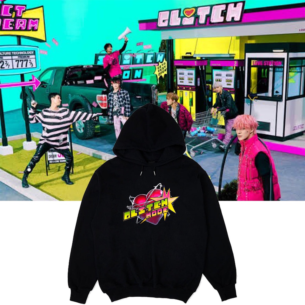 Jaket Hoodie Jumper NCT Dream Love Glitch Mode