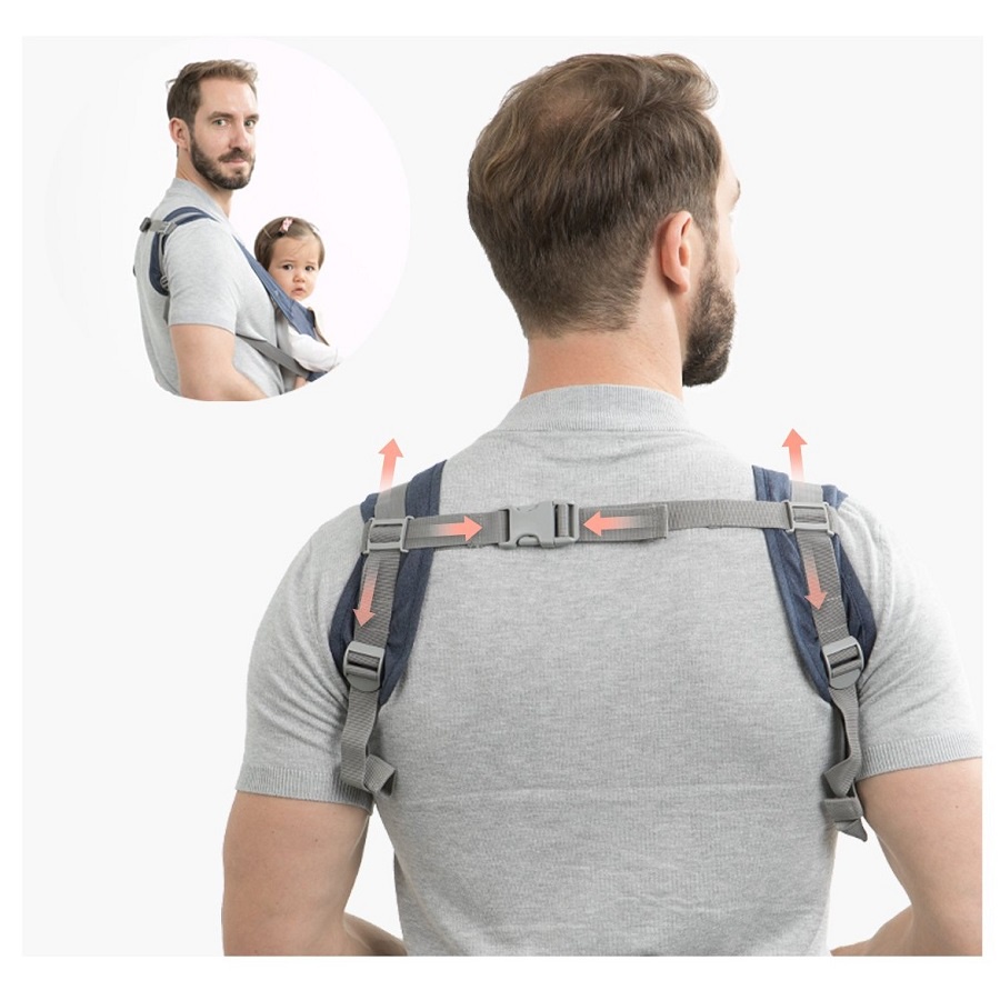 Mooimom Casual Hip Seat Carrier Gendongan Bayi 2in1 Hipseat