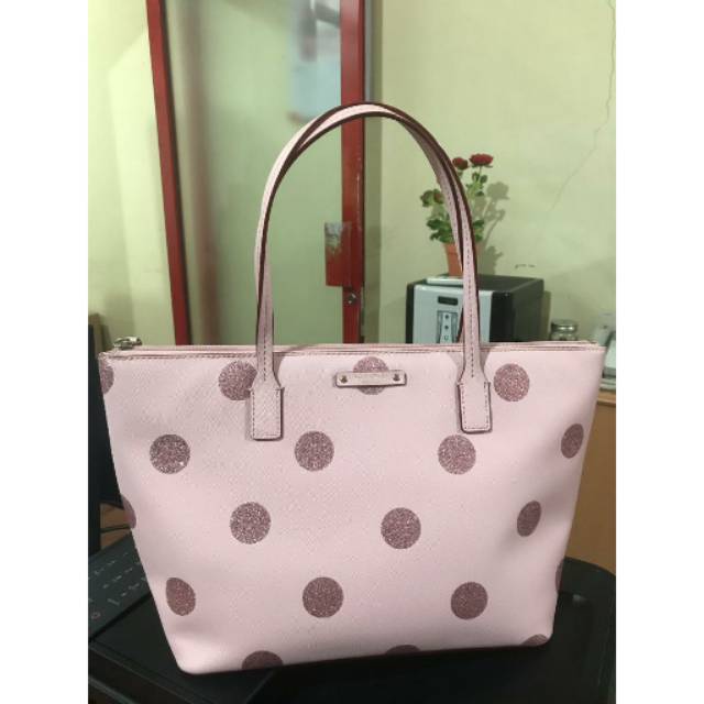 Kate spade tote bag polkadot