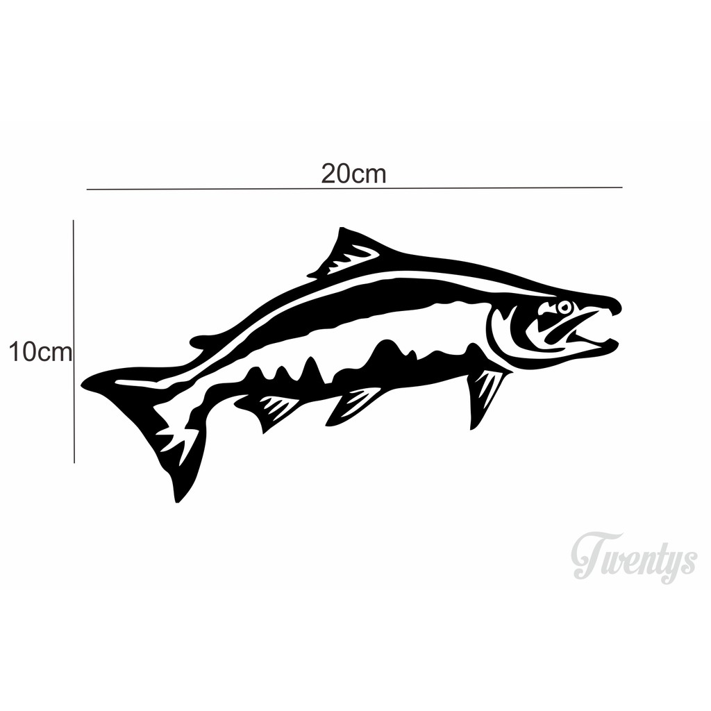 

STIKER FISH CUTTING STICKER VINYL DECAL