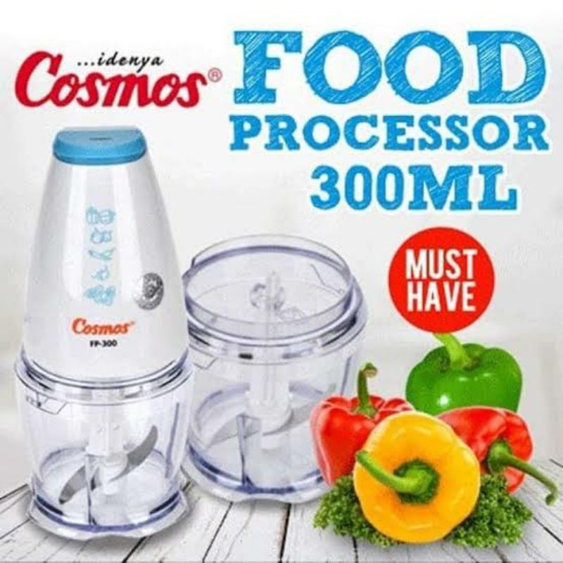 Jual COSMOS Food Procesor FP 300 Blender Chopper FP300 300ml 100watt Shopee Indonesia