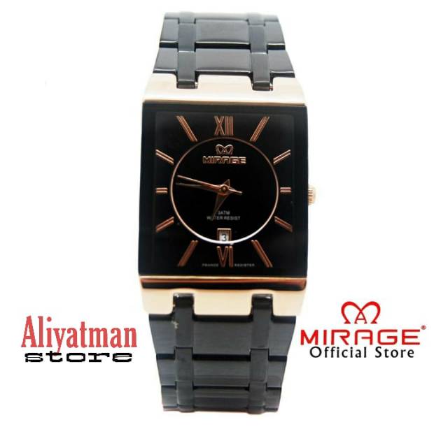 MIRAGE JAM TANGAN WANITA MIRAGE_7908L JAM TANGAN WANITA STAIN LIS STILL WATER REISITANT 50M ORIJINAL