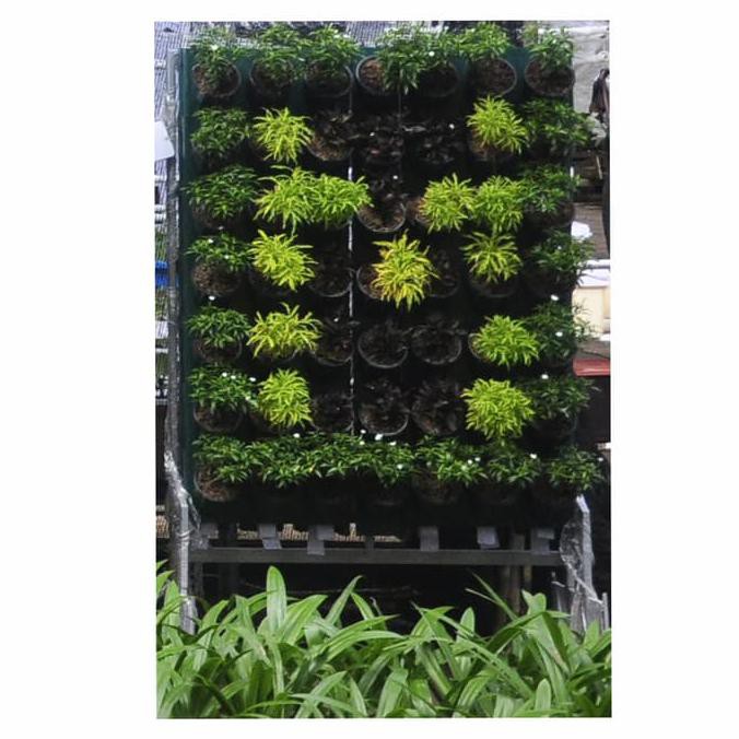 PROMO JIRIFARM VERTIKAL GARDEN 49 POT UNTUK SUSUNAN HURUF TERATAS