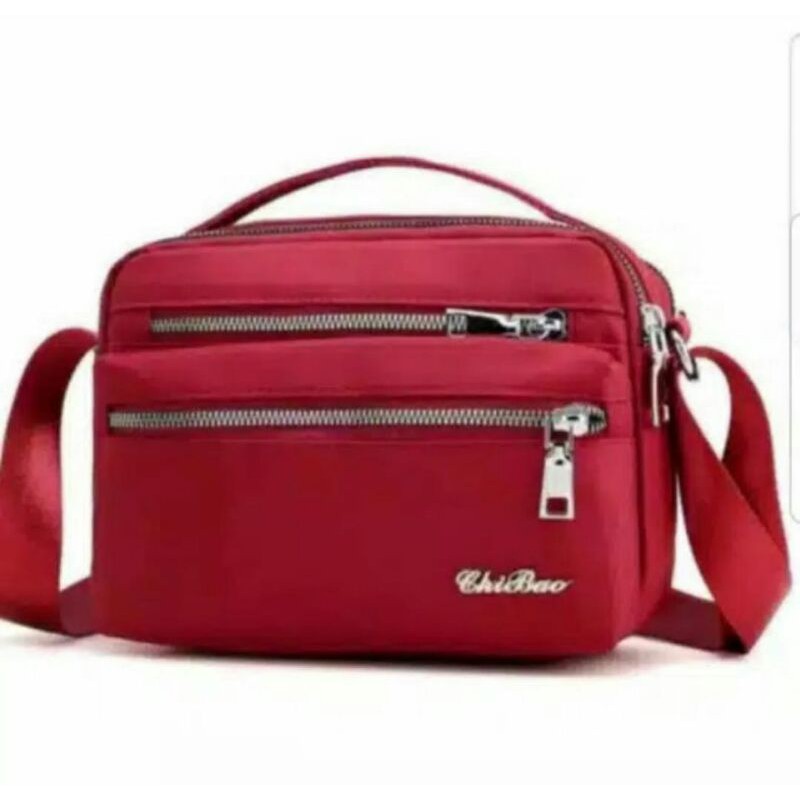 Tas Wanita Slempang 5 Ruang Chibao 0717 plos