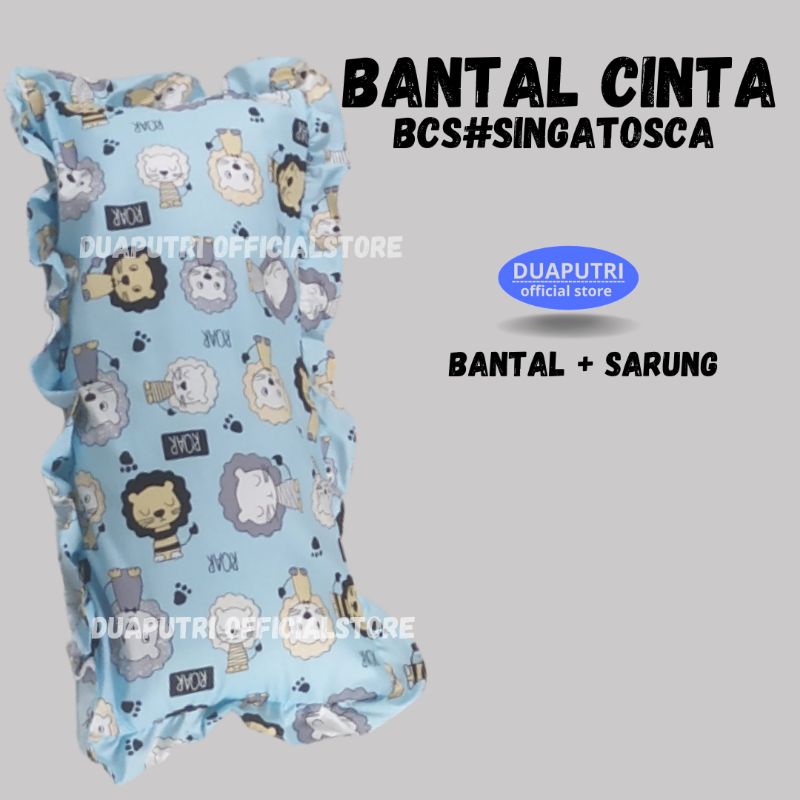 Bantal Cinta / Bantal cinta 50×100 / Bantal plus sarung New motip