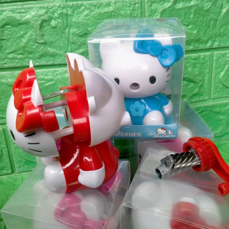 

PENCIL SHARPENER RAUTAN SERUTAN GILING PUTAR MOTIF HELLO KITTY GROSIR