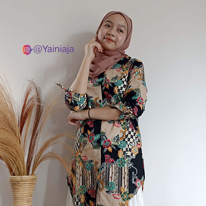 Tunik Batik Flowtur Tunik Batik Kekinian