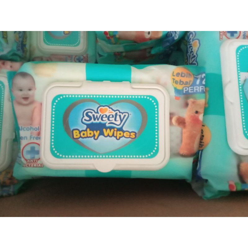 Tissue Basah Sweety 72 sheets/ Tissu Basah/ Tissu Sweety 72 sheets