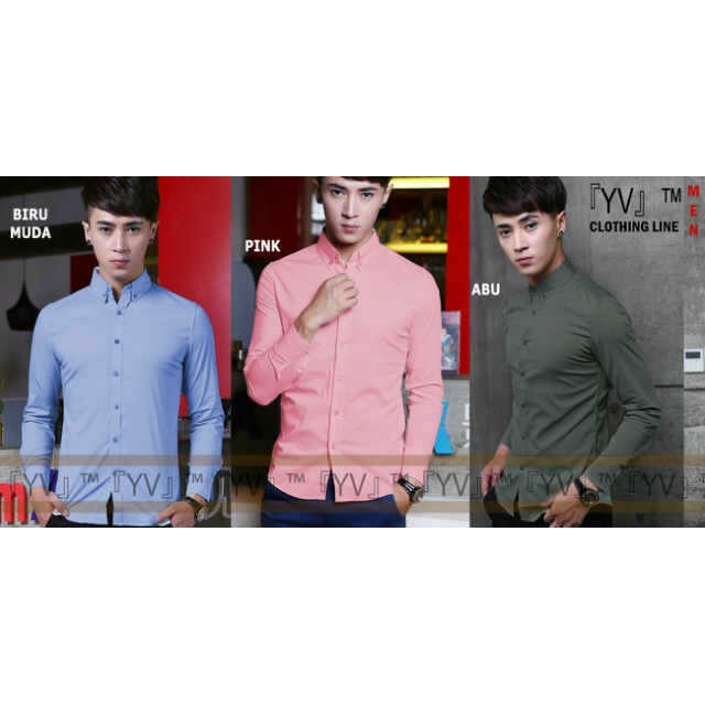 JANE COLLECTION || Kemeja Pria -  Yvmen 106