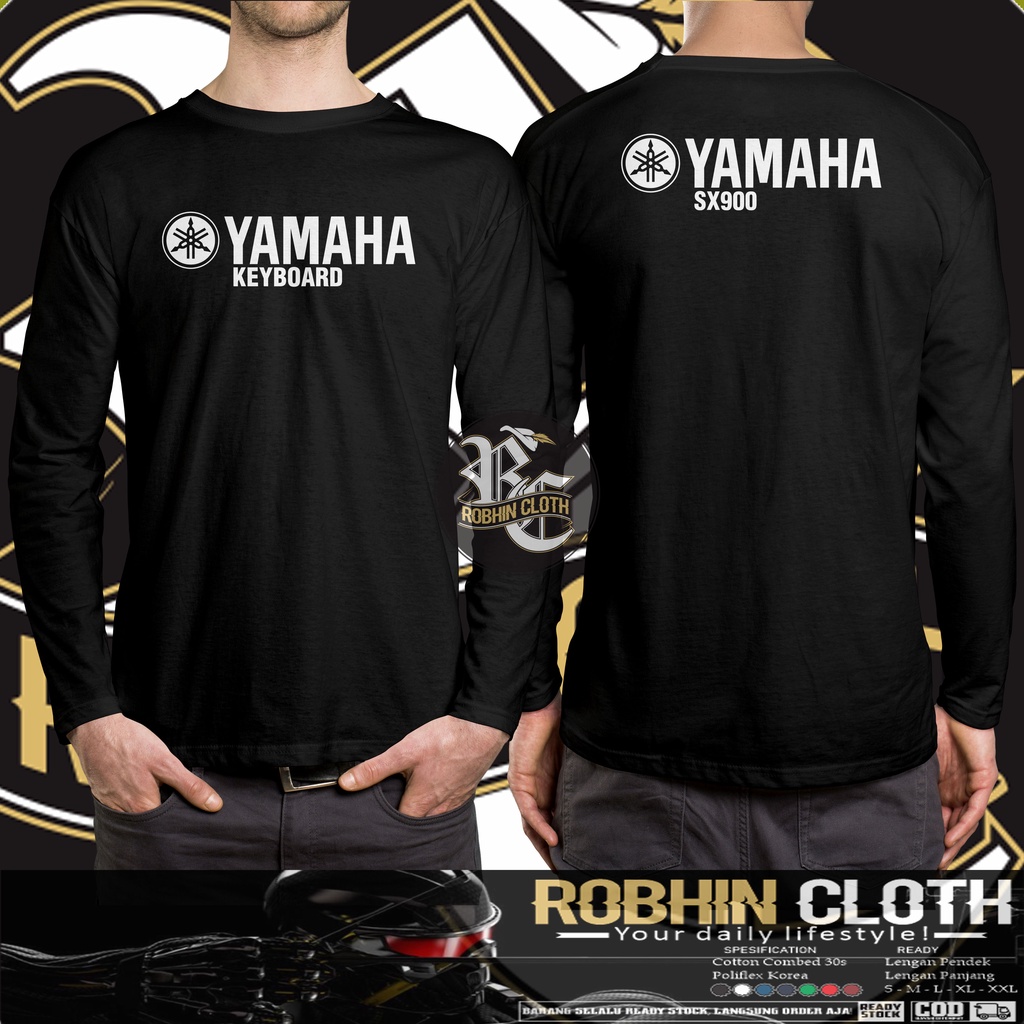 Kaos Baju Yamaha Keyboard SX900 Lengan Panjang Kaos Musik