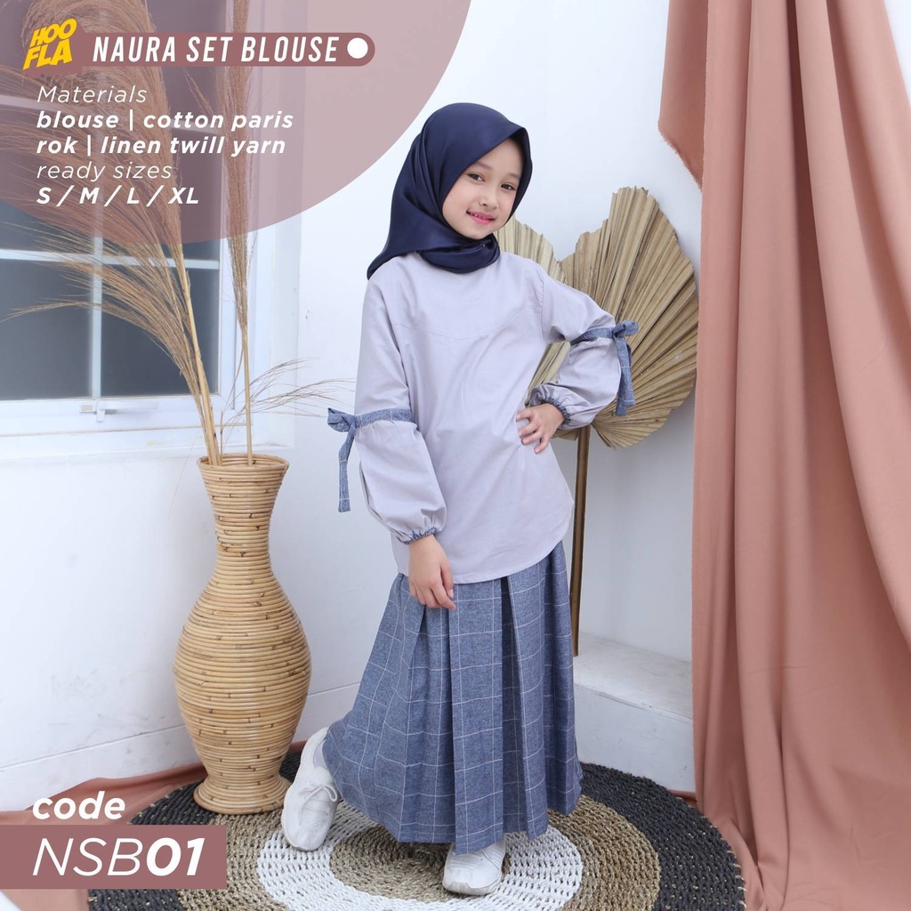 BAJU MUSLIM ANAK PEREMPUAN / SETELAN ROK DAN BAJU MUSLIM ANAK
