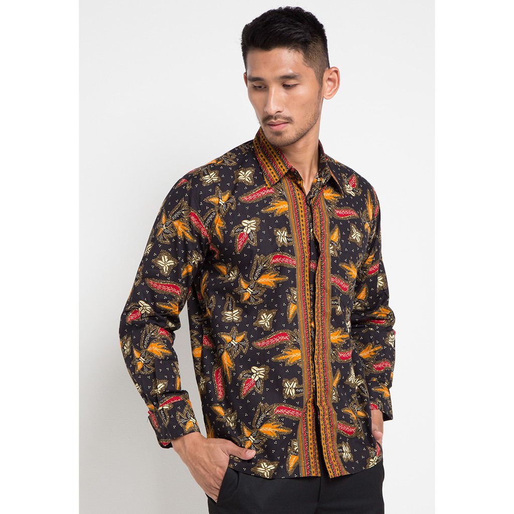 Adikusuma Kemeja  Batik  Latar Nitik Shopee  Indonesia