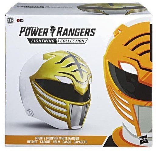 Power Rangers Lightning Collection Mighty Morphin White Ranger Helmet