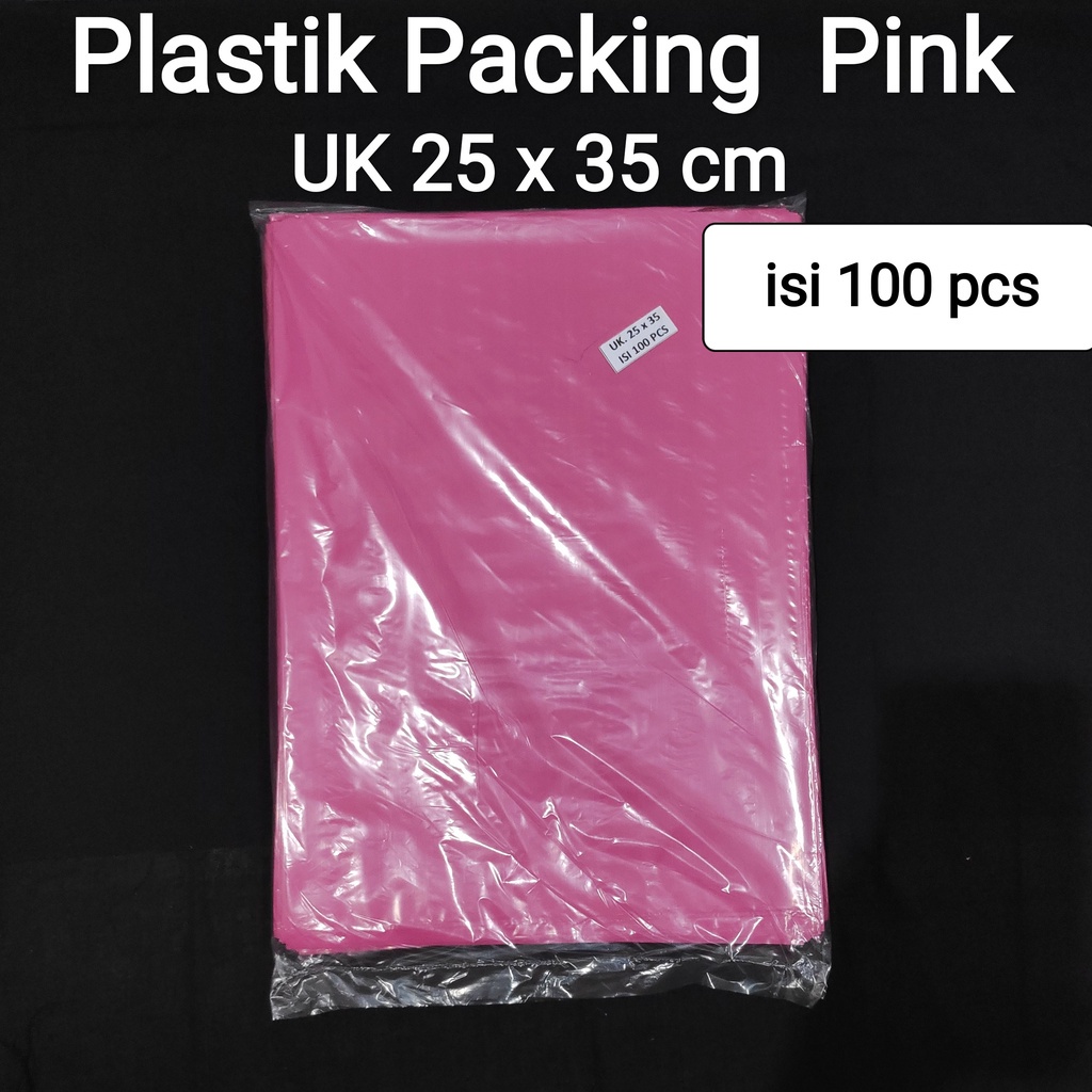 HD packing uk 25x35 polos (isi 10 bks), plastik packing tanpa blong- Plastik Bungkus Paket