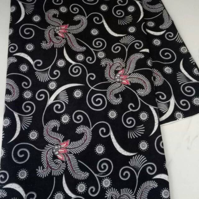 Ht kain batik  printing hitam putih kain batik  kain batik  abu  abu  