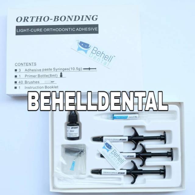 LEM BEHEL ORTHOBONDING LIGHT CURE ORIGINAL BIG // Lem Behel Light Curing Laser Perekat Behel Permanen Metal Ceramic Transparan - BEHELLDENTAL - PASTE PRIMER GEL ETCHAN ETCHING ETSA