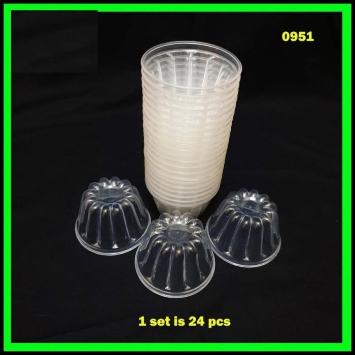 Cetakan Agar Puding Jelly Cokelat Ager Pudding Green Leaf 0951