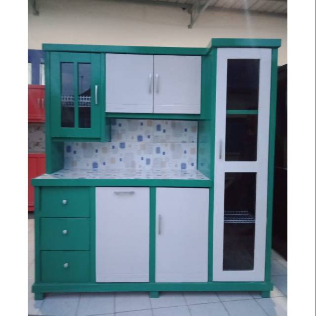 Rak sayur 4 pintu gendong minimalis