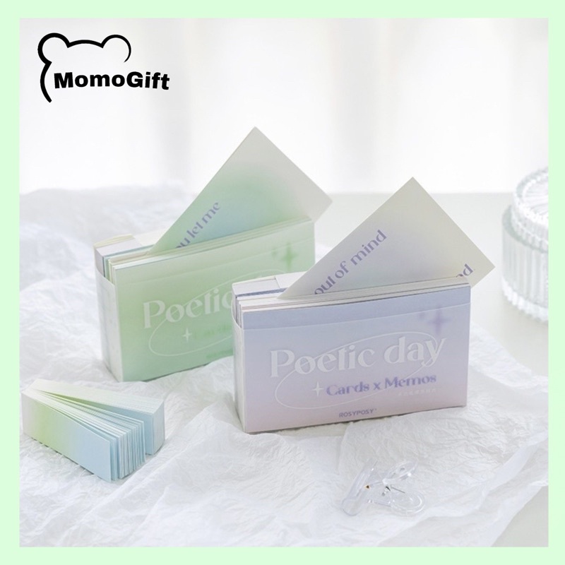 

Sticky Note Memo Note Card Poelic day Soft Colour 356 Lembar - RP04