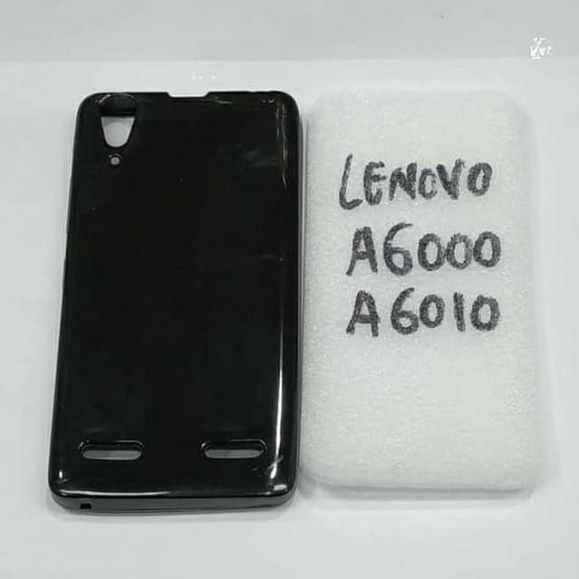 karet lenovo a6000 a6010 softcase silikon karet hitam murah meriah