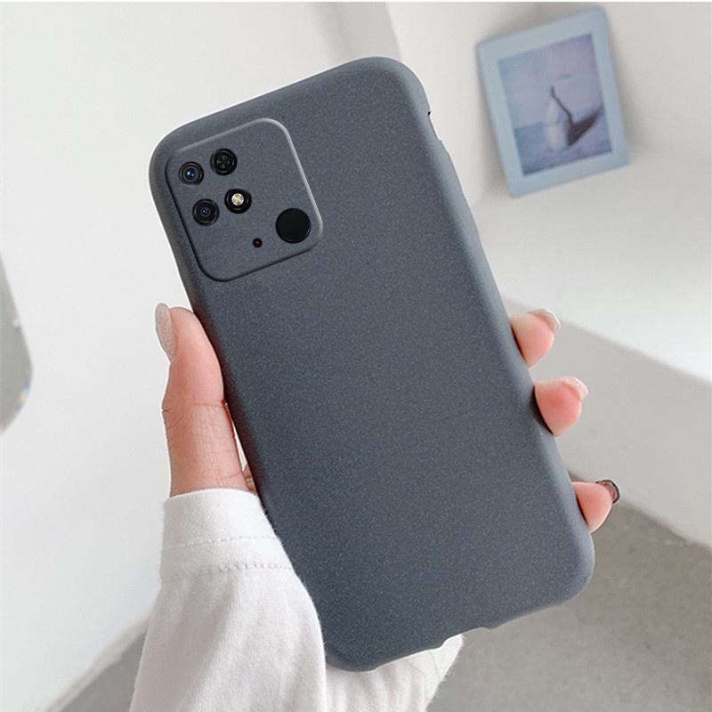 Soft Case Redmi 10A Redmi 9C Slim Matte Silicon Sandstone