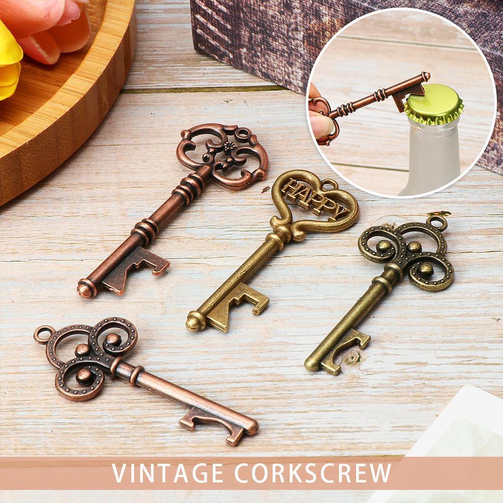 Populer Kunci Pembuka Botol New Festival Souvenir Hadiah Vintage Wine Keychain Souvenir