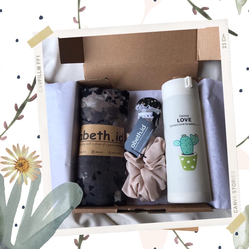 

Hampers Hijab kado Ulang Tahun/graduation gift/hampers birthday/hampers lebaran