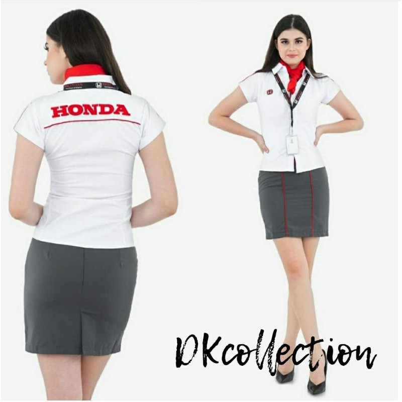 Baju Honda wanita kemeja Honda seragam Honda wanita