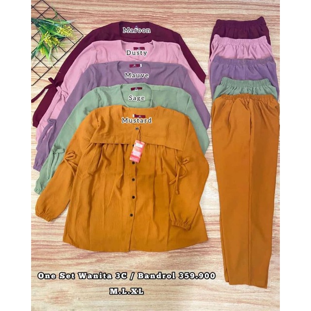 Setelan Wanita 3C Oneset Wanita 3C Boutique