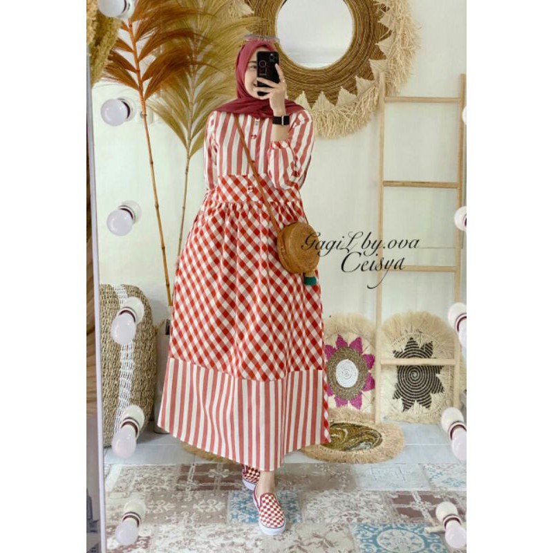 gamis ceisya/ semidress/ gagil by ova