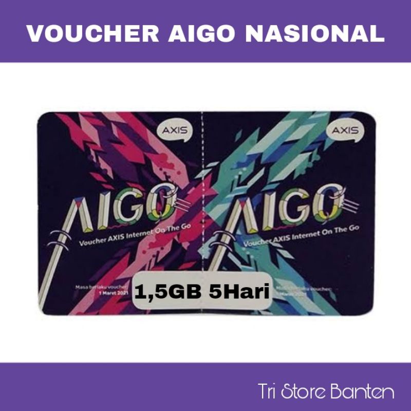 VOUCHER AXIS 1,5GB/2GB BOY/3GB BIGBRO 5HARI