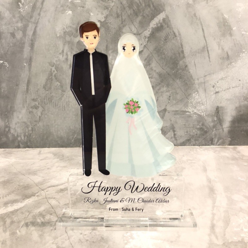 PLAKAT PERNIKAHAN/HADIAH PERNIKAHAN/ WEDDING TROPHY