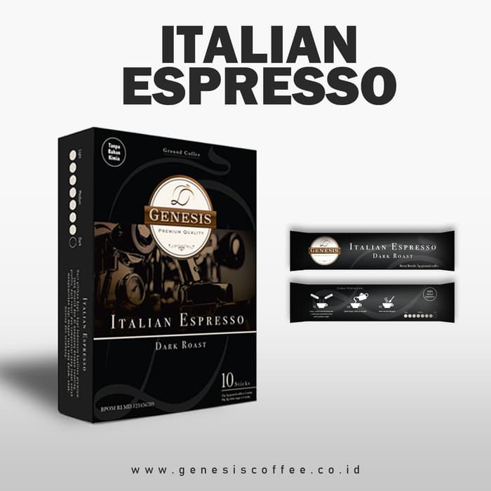 

Italian Espresso (Genesis Premium Ground Coffee) - kkp1318