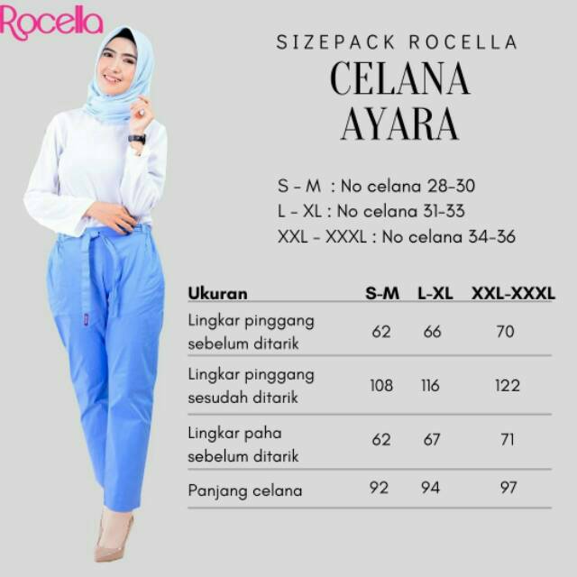 Celana Kerja Wanita Ayara Size XXL XXXL Celana Katun Murah Celana Kerja Wanita Ayara Size XXL XXXL Celana Katun Murah