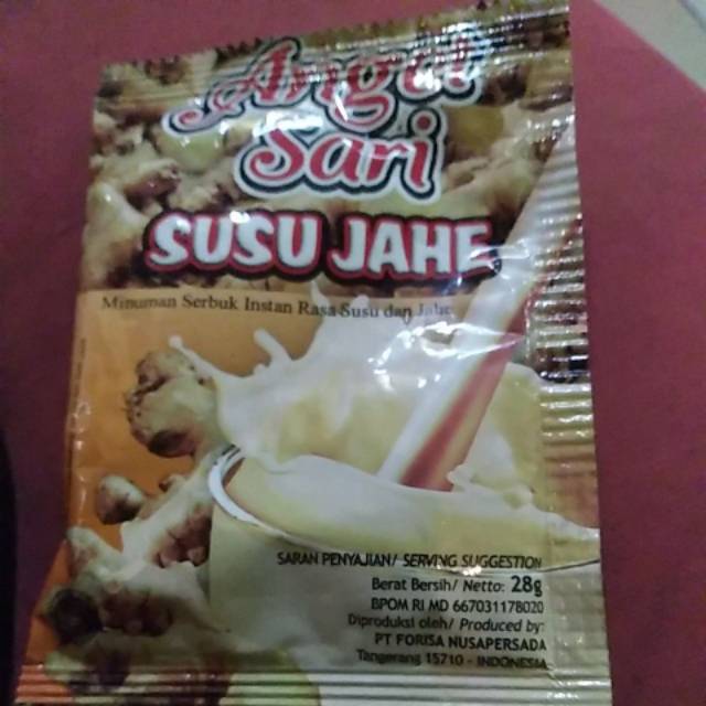 Serbuk minuman Jahe+Susu