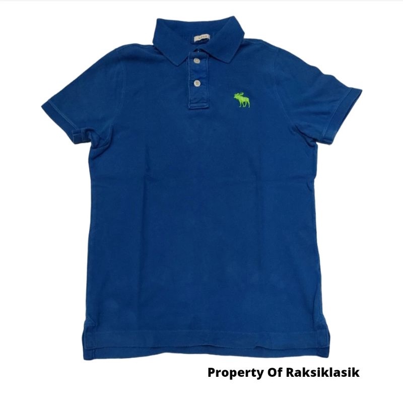 Polo Shirt ( ABERCROMBIE & FITCH ) Second Kemeja Polo Lengan Pendek