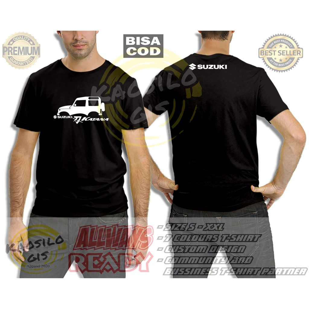Kaos Suzuki Katana Siluet Otomotif - Kaosilogis