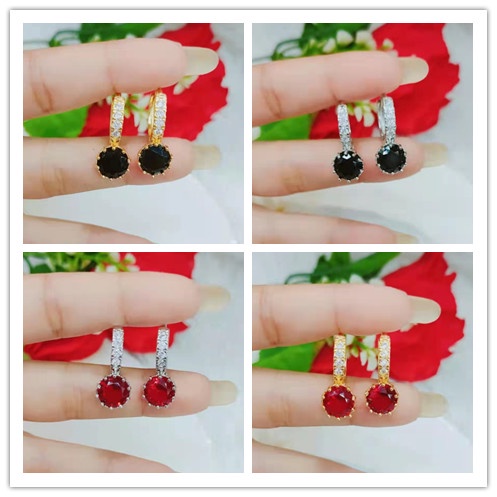 Anting Xuping Permata Warna Warni Lapis Emas  382.383