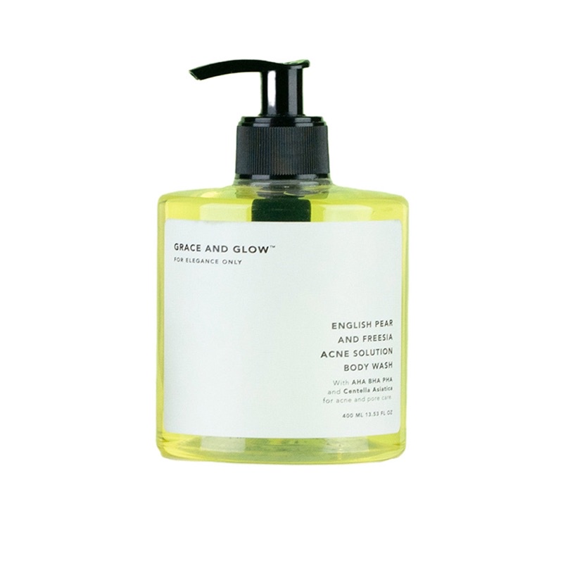 GRACE &amp; GLOW Body wash English pearl and Freesia Anti Acne Solution