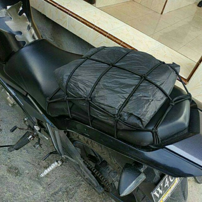 Jaring Helm Barang Bagasi Motor Murah Berkualitas Ukuran 30cmx30cm Impor