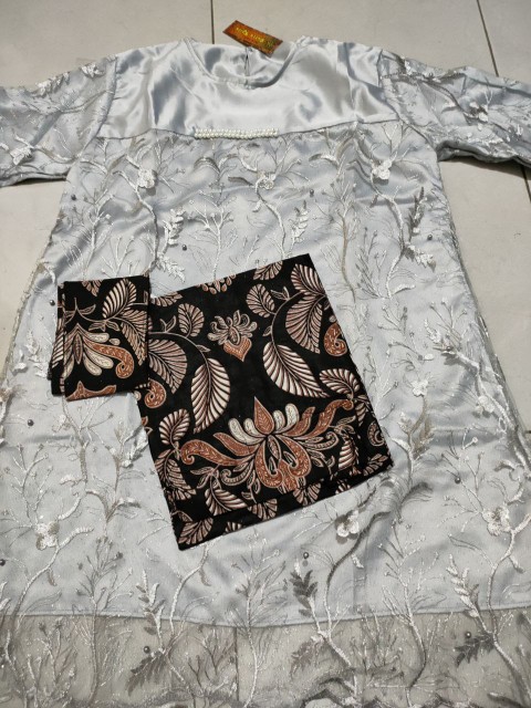 Batik Couple Kebaya Set Anjani Series Tunangan Lamaran Wisuda Kondangan Kekinian 2021