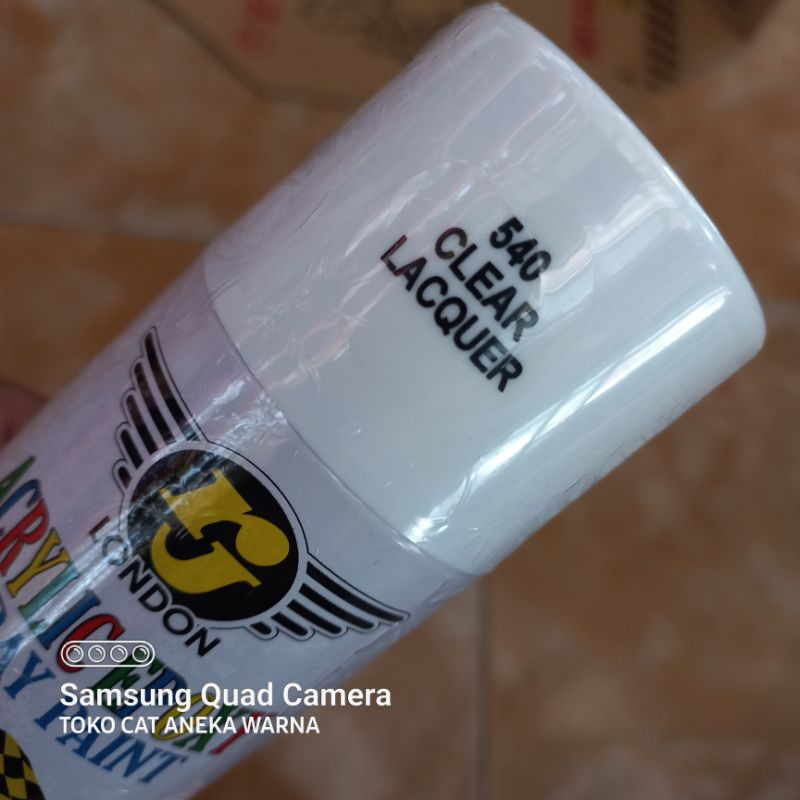 cat semprot 150cc clear laquer pernis vernis gloss mengkilap rj london spray paint pilox pilok pylox