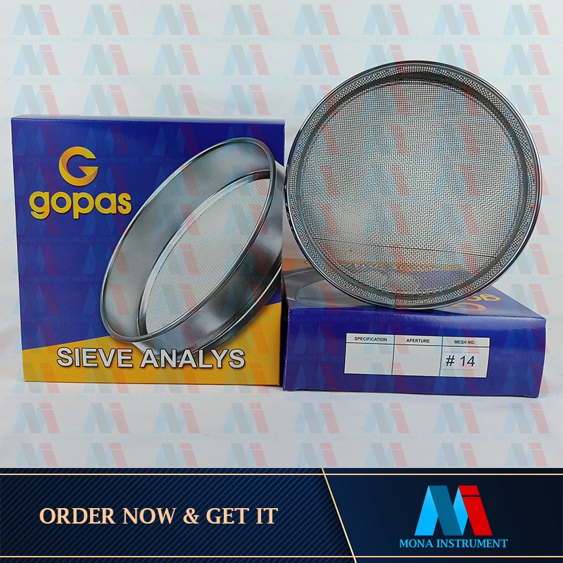 Sieve Ayakan Mesh 70, Test Sieve Mesh 70, Apperture : 0.212 mm