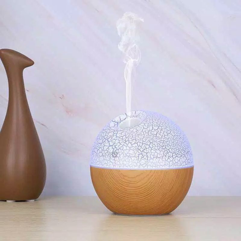 Air Humidifier Diffuser Aromaterapi Lampu Free Oil Unik Aromatherapy Essential Oil Taffware Disfuser