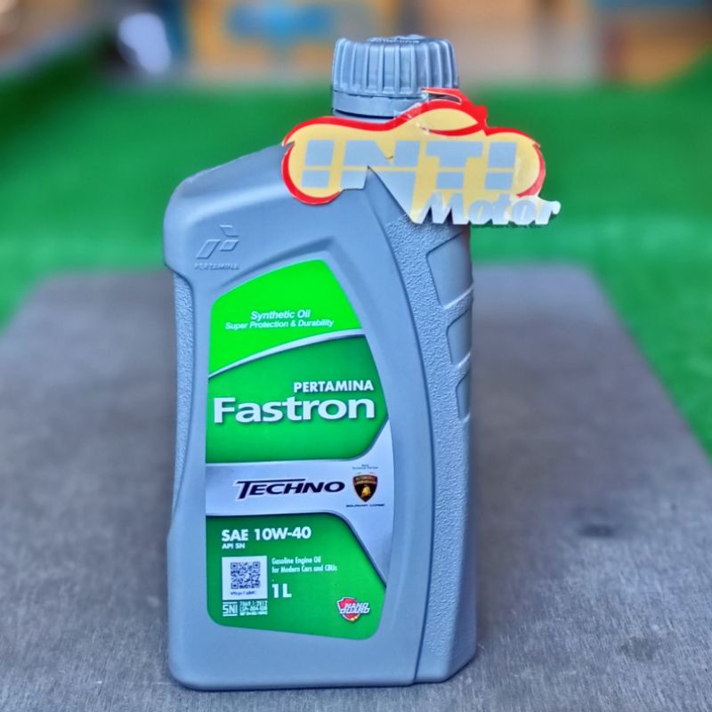 Oli FASTRON HIJAU 1 LITER fastron TECHNO 1LT SAE 10W 40 10W40 FASTRON PERTAMINA 1LT