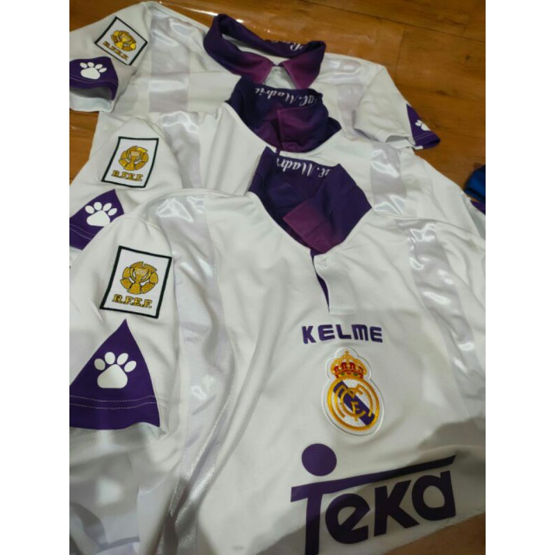 jersey classic real madrid 1998 teka kelme