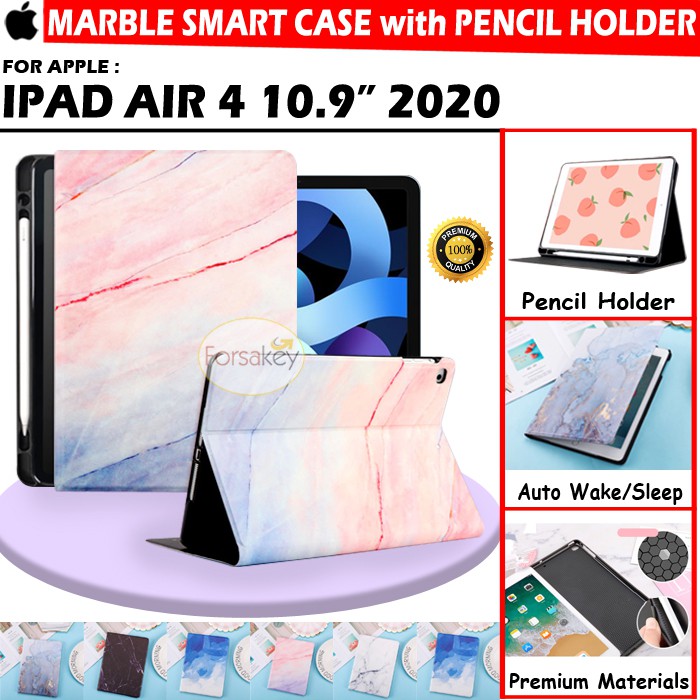 iPad Air Gen 4 10.9 Inch 2020 Smart Flip Book Cover Soft