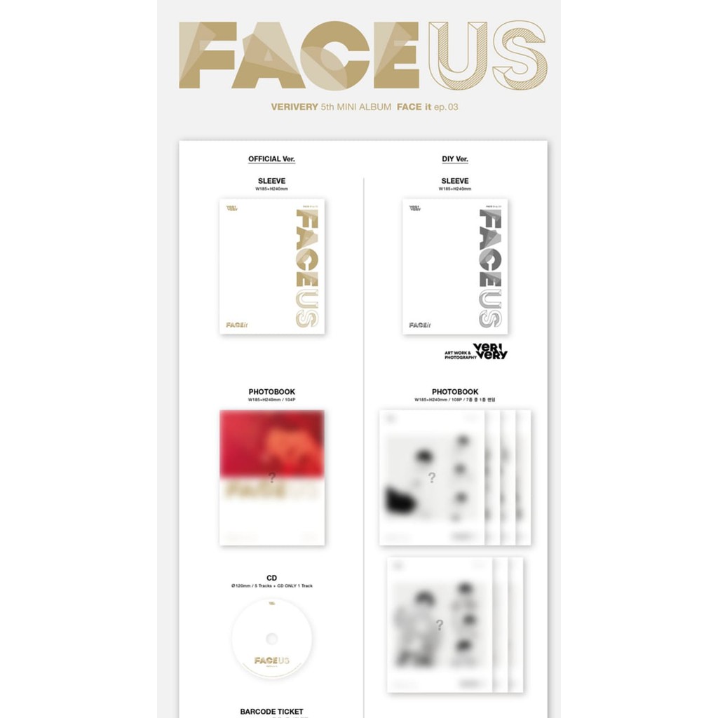 [READY] VERIVERY 5th Mini Album < FACE US >