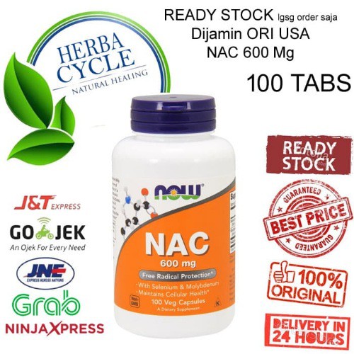 Now Foods NAC 600 mg 100 Veg Cap Now NAC Now Food NAC ORI USA